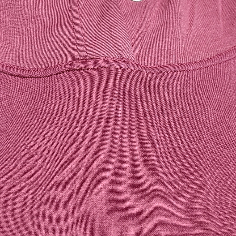 Womens Maroon Apana Lightweight Hoodie Sweatshirt Large Yoga Fitness Soft - Picture 11 of 11